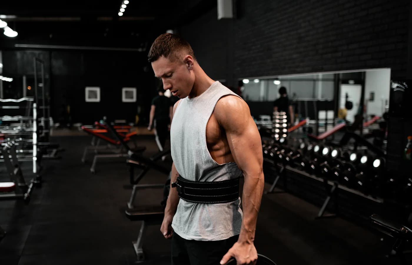 A real strength-training or gym environment.