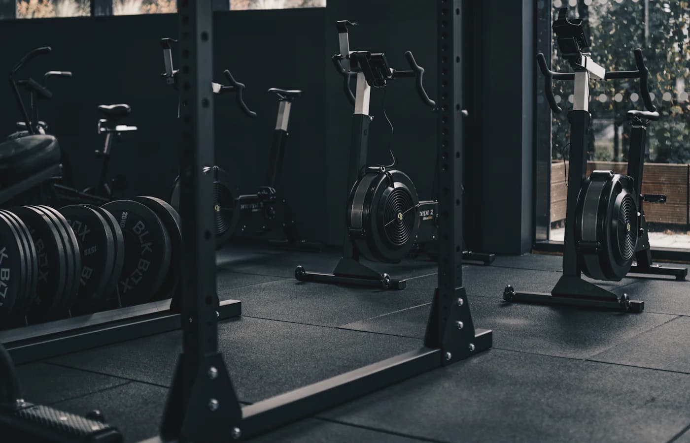 A real strength-training or gym environment.
