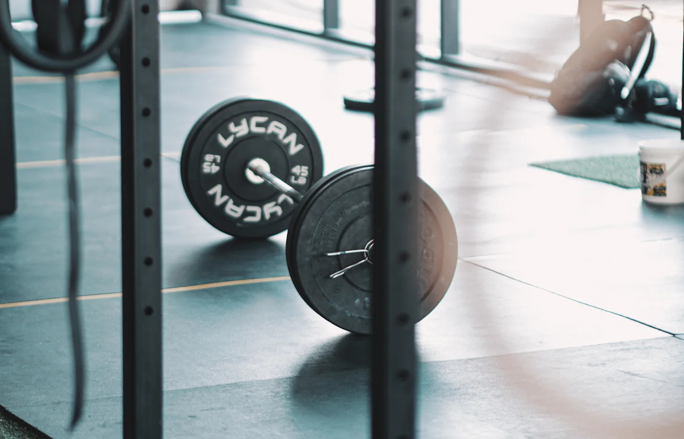 A real strength-training or gym environment.