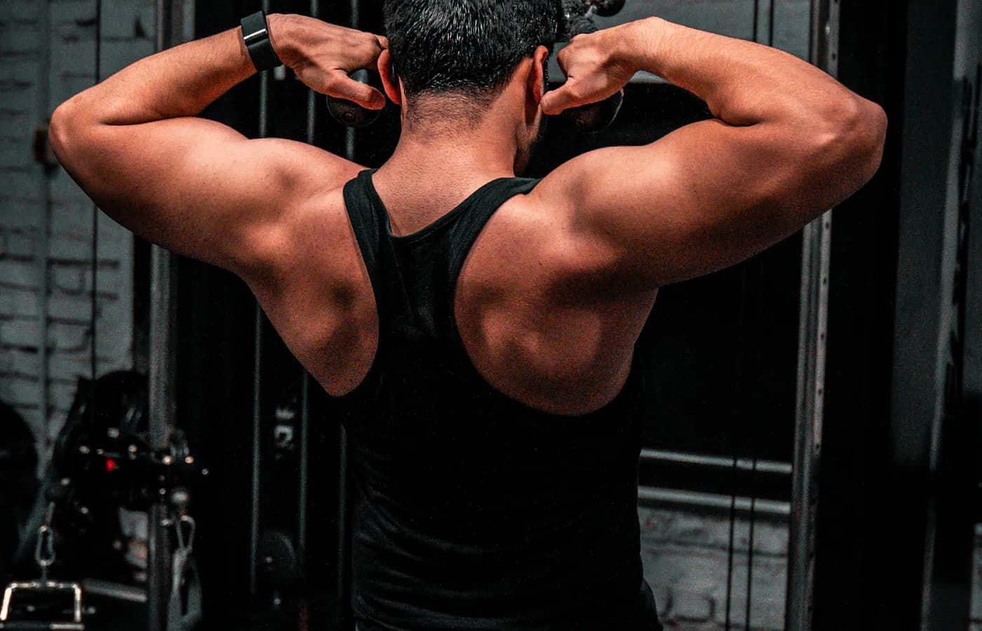 A real strength-training or gym environment.